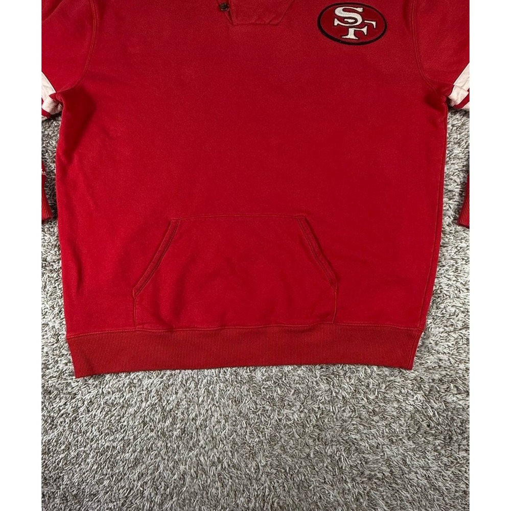 VTG Mitchell & Ness San Francisco 49ers NFL Throwbacks Pullover Sweatshirt 5XL - Picture 3 of 11